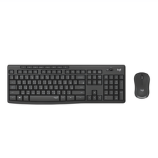 logitech 羅技 公司貨 靜音無線鍵鼠組 原廠保固, MK295, 石墨灰, 一般型