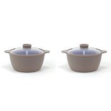 비비또 실리콘 계란찜기 소, 웜그레이, 2개