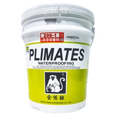 PLIMATES 金絲猴 水性底漆接著劑 五加侖膠圓桶裝 P-206-1, 19kg, 1桶