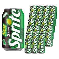 스프라이트 제로 사이다, 350ml, 24개