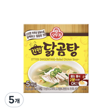 오뚜기 간편 닭곰탕, 50g, 5개