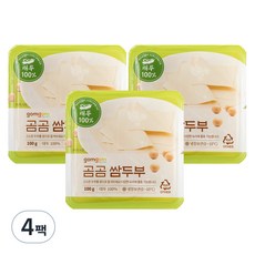 곰곰 쌈두부 3입세트, 300g, 4팩