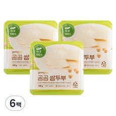 곰곰 쌈두부 3입세트, 300g, 6팩