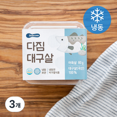 베베쿡 다짐대구살 (냉동), 80g, 3개