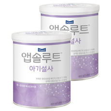 매일유업 앱솔루트 아기설사 분유, 2개, 400g