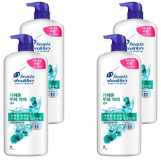 헤드앤숄더 가려운 두피 케어 샴푸, 1.2L, 4개 1200ml, 4개