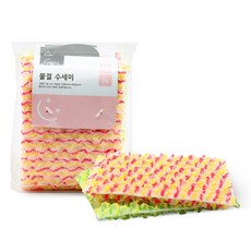 Life Smile 三層波浪紋菜瓜布, 2入, 3包