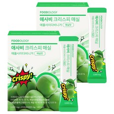푸드올로지 초모 애사비 크리스피 매실맛, 40g, 2개