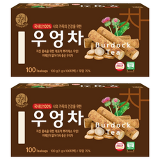 우리차 우엉차, 1g, 100개입, 2개