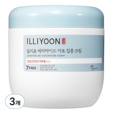 일리윤 세라마이드 아토 집중 바디크림 무향, 500ml, 3개