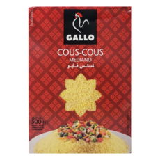 GALLO 公雞牌 西班牙金黃小麥粒 庫斯庫斯, 500公克, 500g, 1盒