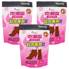 克潮靈 消臭除濕包 活性碳, 35g, 4入, 3包