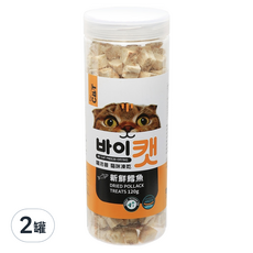 by CAT 喵洽普 貓咪凍乾零食 新鮮鱈魚, 120g, 無添加防腐劑, 2罐