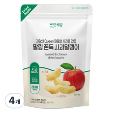 비단식당 말랑 쫀득 사과말랭이, 230g, 4개