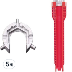 스매쉬 5in1 수도관 렌치 SMH5in1, 5개