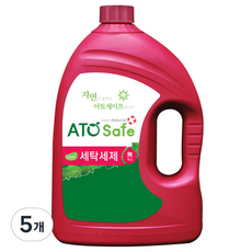 아토세이프 액체세제 본품, 3L, 5개