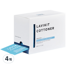  라비킷 코트너 건조기시트 섬유유연제 드라이시트 살구머스크향 본품, 4개, 40매 