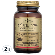 솔가 비타민D3 5000 34.2g, 120정, 2개