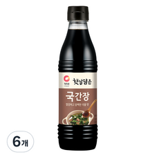 대상 청정원 국간장, 500ml, 6개