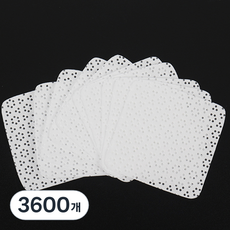 러빙랩 네일 플라워 엠보 젤 와이퍼, 화이트, 3600개
