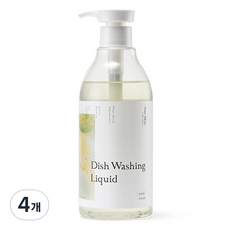 Naskin廚房洗碗精, 4個, 500ml