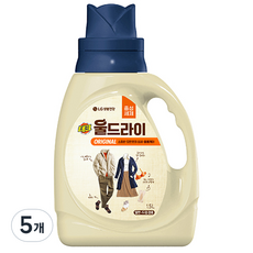 테크 울드라이 오리지널 울세제 본품, 1.5L, 5개