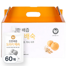 김재식헬스푸드 진한배즙 도라지배숙즙 스파우트, 100ml, 60개