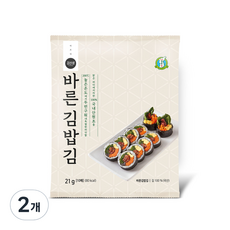 성경식품 바르다김선생 바른 김밥김 10p