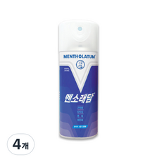 멘소래담 쿨 스프레이파스 에스 200ml, 1개입, 4개