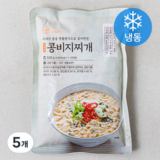 더오담 콩비지찌개 (냉동), 500g, 5개