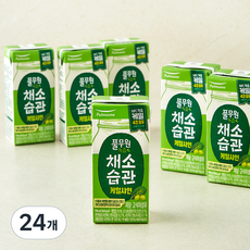 풀무원녹즙 채소습관 케일샤인, 24개, 190ml