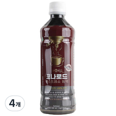코나로드 콜롬비아 수프리모 에스프레소 액상 원액 더치커피, 500ml, 1개입, 4개