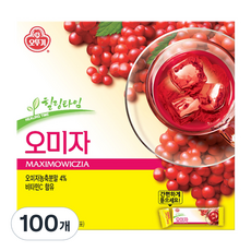 오뚜기 오미자차, 18g, 100개