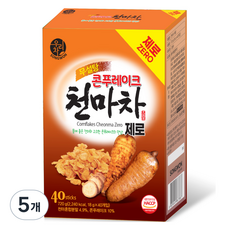 우리차 콘푸레이크 제로 천마차, 5개, 40개입, 18g