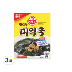 오뚜기 미역국, 18g, 3개