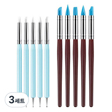 Bellyan黏土矽膠工具組, 3組, 10種