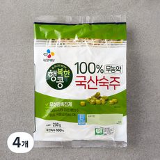 행복한콩 국내산 숙주, 250g, 4개