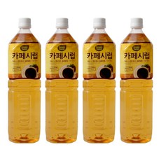 그린스위트 카페시럽, 1.5L, 4개 1.5L, 4개