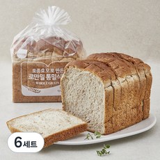 삼립 로만밀 통밀식빵, 420g, 2개입, 6세트