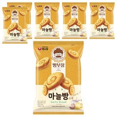 NONGSHIM 農心 麵包部長大蒜奶油風味麵包造型餅乾, 6包, 55g