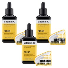메디힐 비타민씨 브라이트닝 나이아신아마이드 대용량 미백 세럼, 100ml, 3개