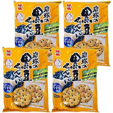 岩塚製菓 黑豆米果, 135g, 4包
