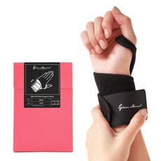 글램모먼트 스킨 핏 손목보호대 블랙 FREE, 1개