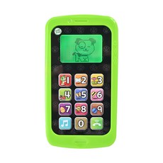 Leap Frog 聰明數數小手機, 電子互動小狗, 數字與計算學習, 綠色款, 綠色, 1個