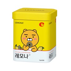 레모나비타민c 레모나 카카오 프렌즈 에디션 틴케이스 랜덤발송 50p 100g 1개