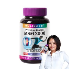 HOLIDAYS MSM 2000補充錠, 120顆, 1罐