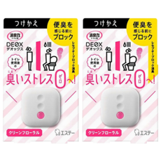 ST 雞仔牌 DEOX浴廁淨味消臭力補充劑, 6ml, 2個, クリーンフローラル