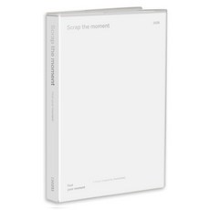 루카랩 2025년 스크랩 더 모먼트 다이어리 + PVC 커버 세트, 화이트, 1세트
