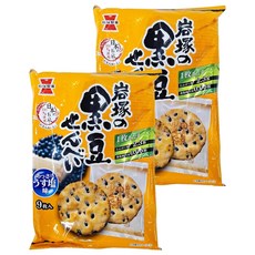 岩塚製菓 黑豆米果, 135g, 2包