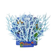 맥스메가다인 어항장식 인조시판 산호, 블루, 1개
